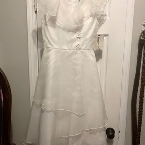Girls White Dress